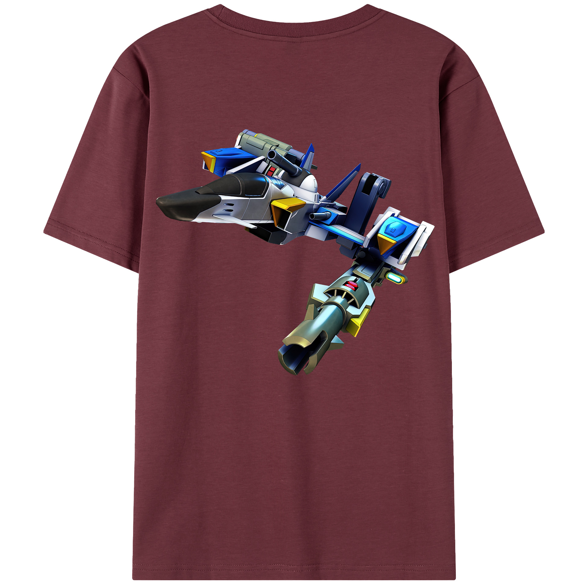（画像用） 機動戦士ガンダム Mobile Suit Gundam 綿100％半袖Tシャツ（背面プリント）